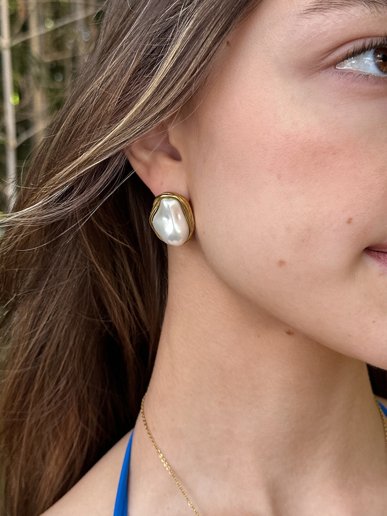 The Celeste Pearl Earrings