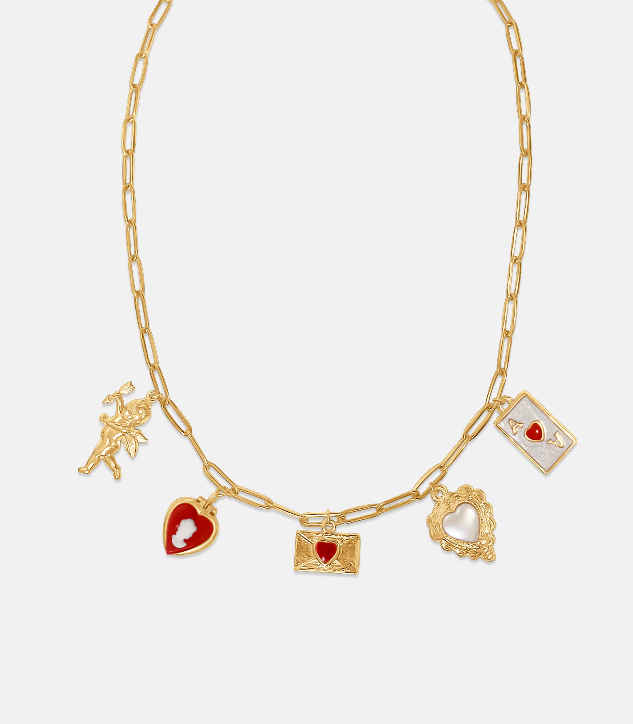 Lucky in Love Charm Necklace