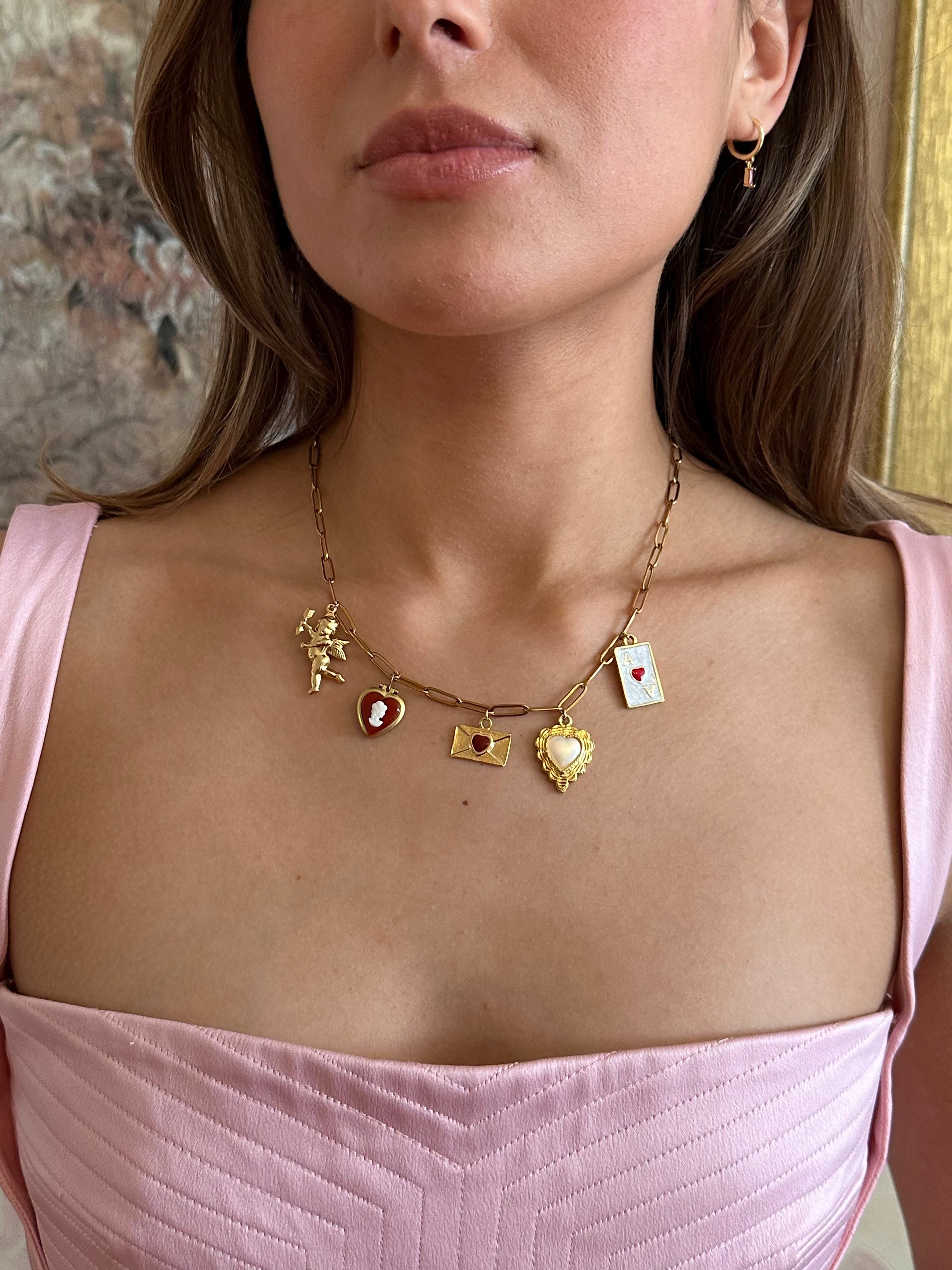 Lucky in Love Charm Necklace